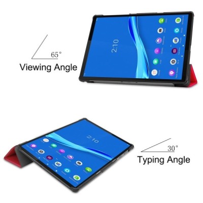 Lenovo Tab M10 Plus 10.3" (X606F) atvēramais sarkans maciņš | Vacins.lv
