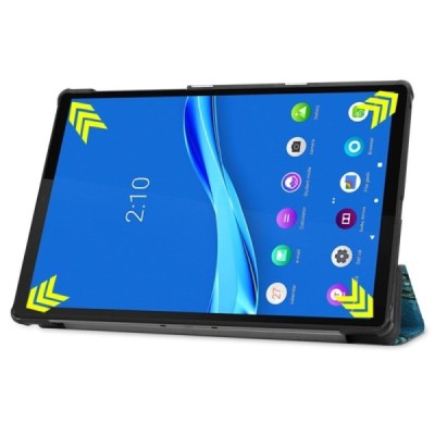 Lenovo Tab M10 Plus 10.3" (TB-X606F) „Sakura“ открываемый разноцветный кожаный чехол - книжка | Vacins.lv
