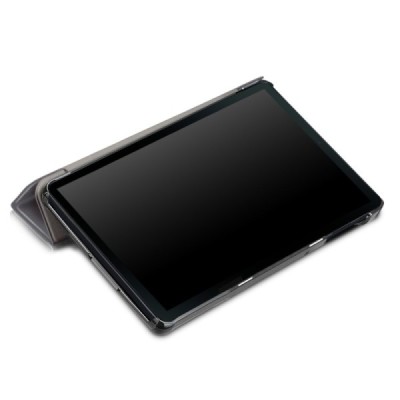 Samsung Galaxy Tab A 10.1 2019 (T515, T510) atvēramais pelēks maciņš / Vacins.lv