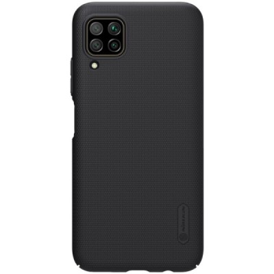 Huawei P40 Lite Nillkin Frosted Shield melns apvalks | vacins.lv