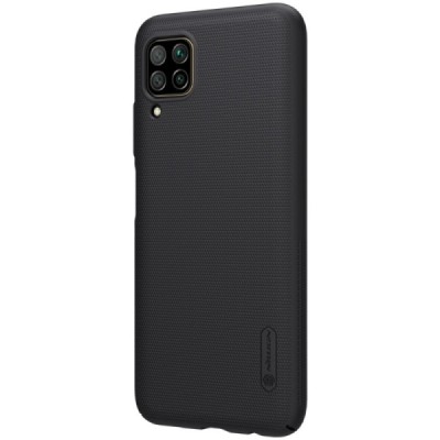 Huawei P40 Lite Nillkin Frosted Shield чёрный пластиковый чехол | Vacins.lv
