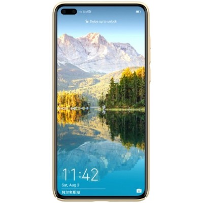 Huawei P40 Nillkin Frosted Shield zelta apvalks | vacins.lv