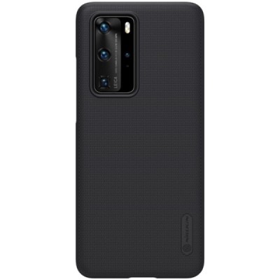 Huawei P40 Pro Nillkin Frosted Shield чёрный пластиковый чехол | Vacins.lv