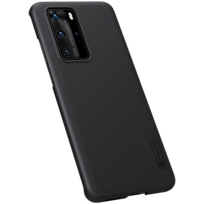 Huawei P40 Pro Nillkin Frosted Shield melns apvalks | vacins.lv