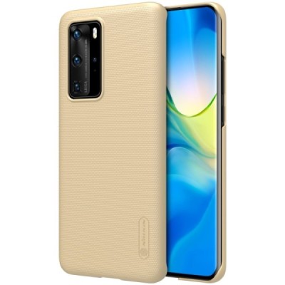 Huawei P40 Pro Nillkin Frosted Shield zelta apvalks | vacins.lv