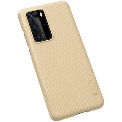 Huawei P40 Pro Nillkin Frosted Shield zelta apvalks | vacins.lv