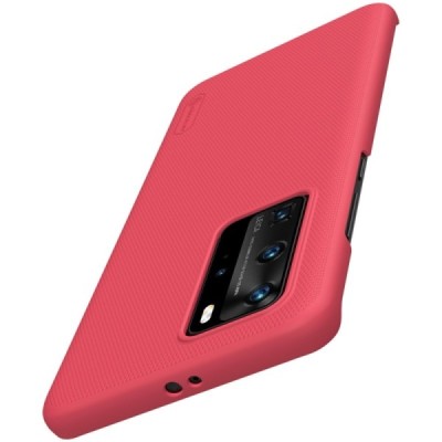 Huawei P40 Pro Nillkin Frosted Shield красный пластиковый чехол | Vacins.lv