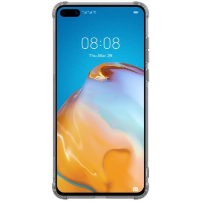 Huawei P40 „Nillkin“ Nature dzidrs (pelēks) silikona TPU apvalks | Vacins.lv