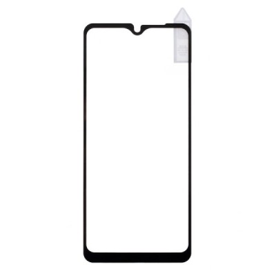 LG K50S (LM-X540) „Rurihai“ Tempered Glass melns ekrāna aizsargstikls | Vacins.lv