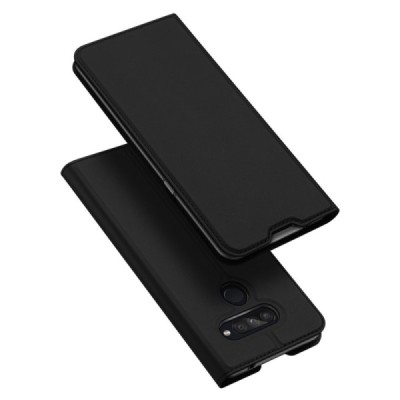 „Dux Ducis“ Skin серии LG K50S LM-X540 чёрный кожаный чехол-книжка | Vacins.lv