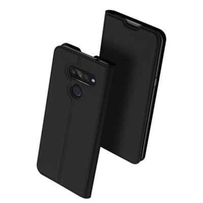 „Dux Ducis“ Skin серии LG K50S LM-X540 чёрный кожаный чехол-книжка | Vacins.lv
