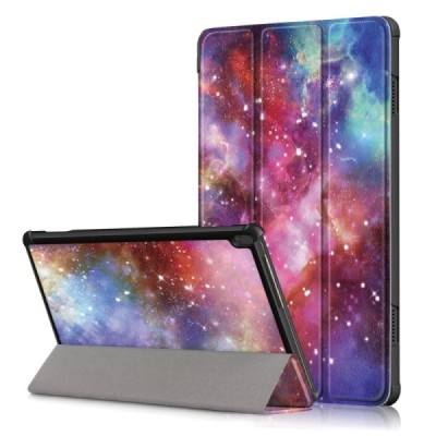 Lenovo Tab M10 10.1" (TB-X605F, X605L, X505F, X505L) atvēramais „Cosmo“ krāsains, maciņš | Vacins.lv