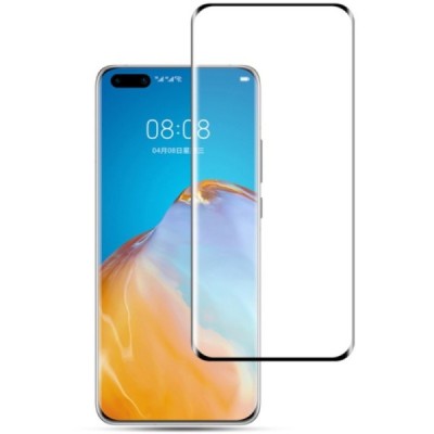 Huawei P40 Pro „Mocolo“ 9H Tempered Glass усиленная защита, черное защитное стекло с полным покрытием толщиной 0,26 мм | Vacins.