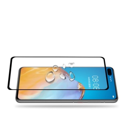 Huawei P40 „Mocolo“ Tempered Glass melns ekrāna aizsargstikls | Vacins.lv