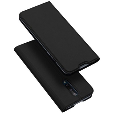 OnePlus 8 Dux Ducis Skin sērijas melns ādas atvērams maciņš | Vacins.lv