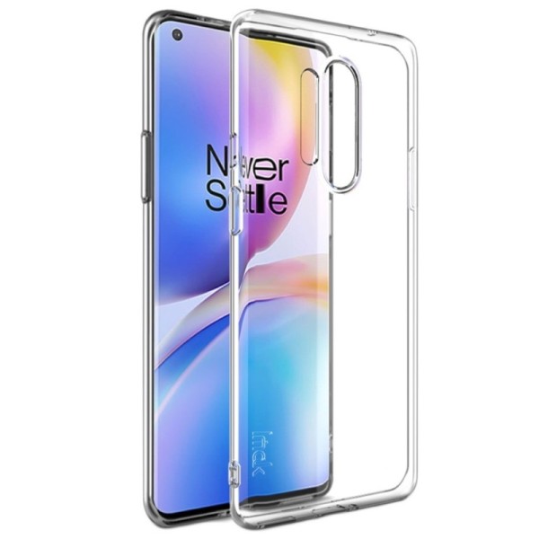 „Imak“ твердый силиконовый (TPU) чехол - прозрачный (OnePlus 8 Pro)