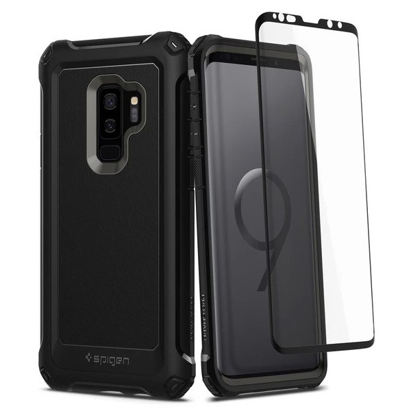 „Spigen“ Pro Guard чехол - чёрный (Galaxy S9+)