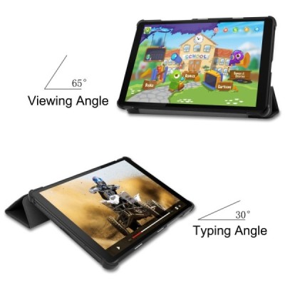 Lenovo Tab M8 8" atvēramais melns maciņš | Vacins.lv