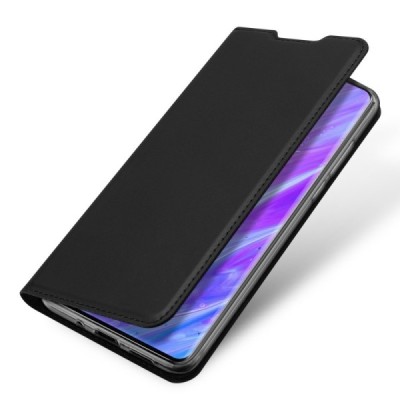 „Dux Ducis“ Skin серии Samsung Galaxy S20 (G980) чёрный кожаный чехол-книжка | Vacins.lv