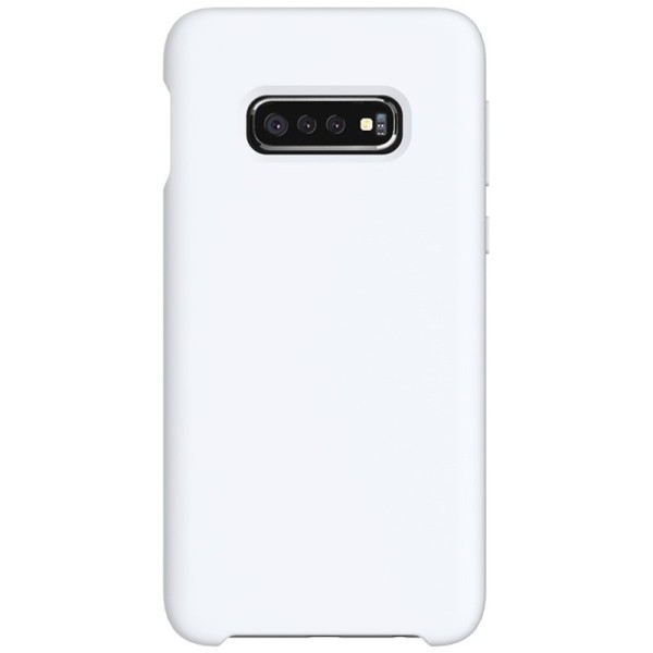 Твердый силиконовый чехол (TPU) „Shell“ - белый (Galaxy S10e)