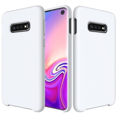 Samsung Galaxy S10e „Shell“ (TPU) твердый силиконовый чехол - белый | Vacins.lv