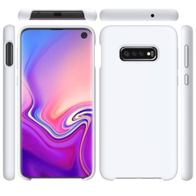 Samsung Galaxy S10e „Shell“ (TPU) твердый силиконовый чехол - белый | Vacins.lv