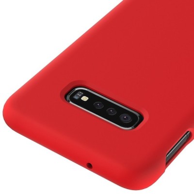 Samsung Galaxy S10e „Shell“ (TPU) твердый силиконовый чехол - красный | Vacins.lv