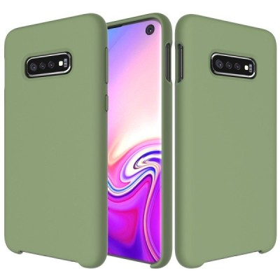 Samsung Galaxy S10e „Shell“ (TPU) твердый силиконовый чехол - зелёный | Vacins.lv