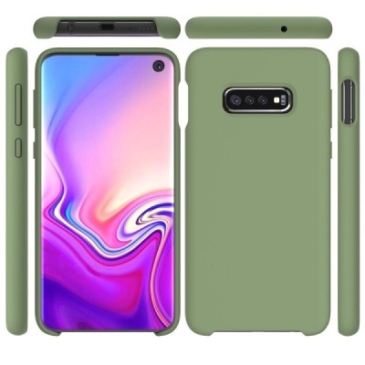 Samsung Galaxy S10e „Shell“ (TPU) твердый силиконовый чехол - зелёный | Vacins.lv