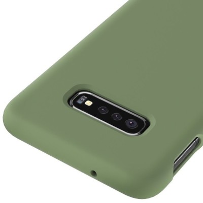 Samsung Galaxy S10e „Shell“ (TPU) твердый силиконовый чехол - зелёный | Vacins.lv