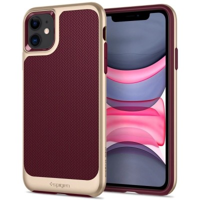 „Spigen“ Neo Hybrid Burgundy усиленная защита бордовый чехол для Apple iPhone 11 | Vacins.lv