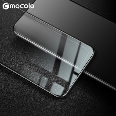 Samsung Galaxy A71 (A715) „Mocolo“ 9H Tempered Glass усиленная защита, черное защитное стекло с полным покрытием толщиной 0,26 м