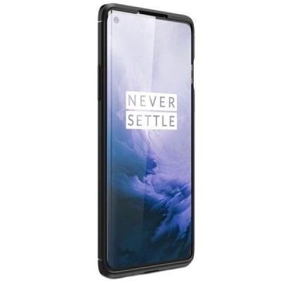 OnePlus 8 Carbon твердый силиконовый чехол (TPU) - черный | Vacins.lv