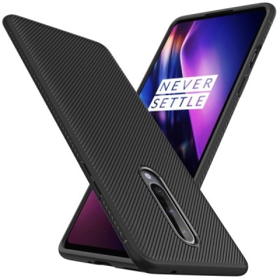 OnePlus 8 cieta silikona (TPU) melns apvalks | vacins.lv