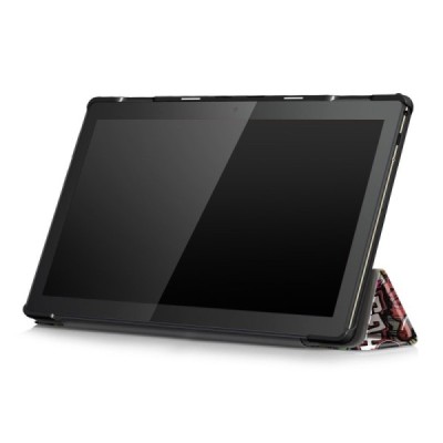 Lenovo Tab M10 10.1" (TB-X605F, X605L, X505F, X505L) „Street Art“ открываемый разноцветный кожаный чехол - книжка | Vacins.lv
