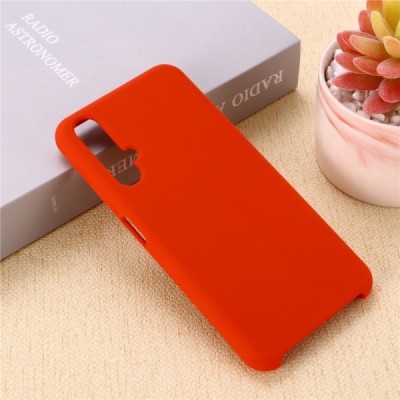 Huawei Honor 20 (Nova 5T) Shell cieta silikona (TPU) sarkans apvalks | vacins.lv