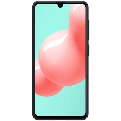 Samsung Galaxy A41 „Nillkin“ Frosted Shield черный пластиковый чехол | Vacins.lv