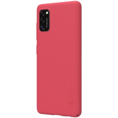Samsung Galaxy A41 „Nillkin“ Frosted Shield красный пластиковый чехол | Vacins.lv