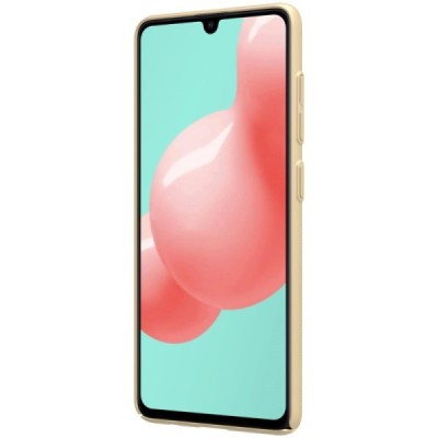 Samsung Galaxy A41 „Nillkin“ Frosted Shield золотой пластиковый чехол | Vacins.lv
