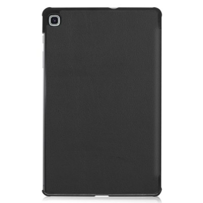 Samsung Galaxy Tab S6 Lite 10.4" (2022) чёрный кожаный чехол-книжка (складной) | Vacins.lv