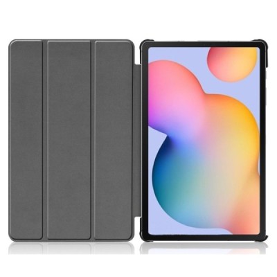 Samsung Galaxy Tab S6 Lite 10.4" (2022) золотой кожаный чехол-книжка (складной) | Vacins.lv