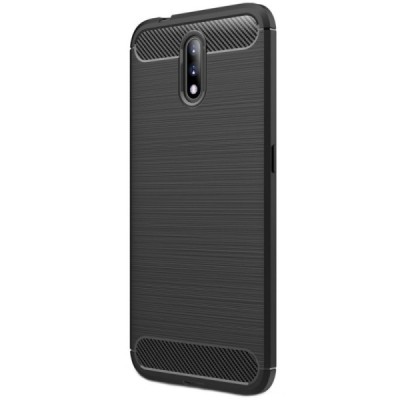 Nokia 2.3 (2020) „Carbon“ твердый силиконовый чехол (TPU) - черный | Vacins.lv