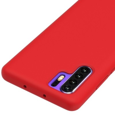 Huawei P30 Pro Shell cieta silikona (TPU) sarkans apvalks | vacins.lv