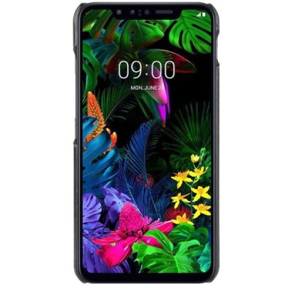 Soft Slim серии LG G8s Thinq чёрный кожаный чехол | Vacins.lv