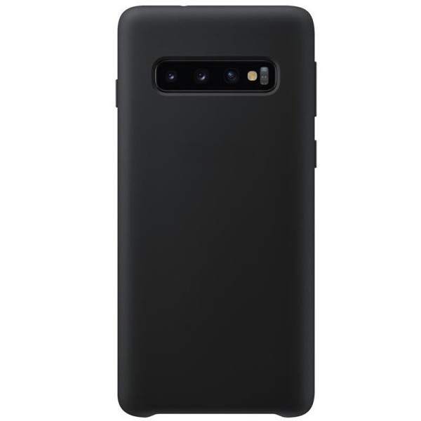 Твердый силиконовый чехол (TPU) „Shell“ - чёрный (Galaxy S10)
