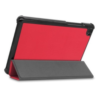 Lenovo Tab M8 8" красный кожаный чехол-книжка (складной) | Vacins.lv