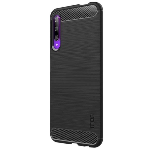 „Carbon“ cieta silikona (TPU) apvalks - melns (Honor 9X)