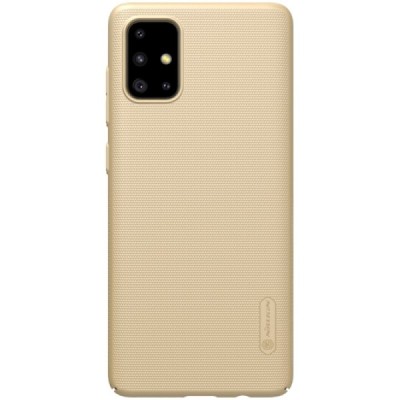 Samsung Galaxy A71 (A715) Nillkin Frosted Shield zelta apvalks | vacins.lv