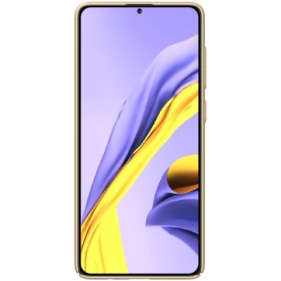 Samsung Galaxy A71 (A715) Nillkin Frosted Shield zelta apvalks | vacins.lv