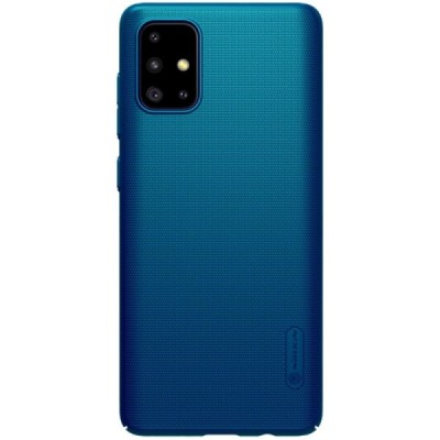 Samsung Galaxy A71 (A715) Nillkin Frosted Shield синий пластиковый чехол | Vacins.lv